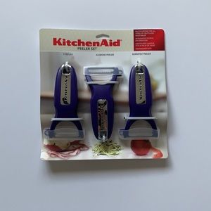 Kitchenaid 3 Piece Peeler Set, Grape/Purple